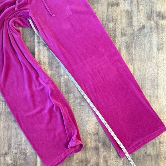 Juicy Couture Los Angeles Women’s 2012 Terry Drawstring Track Pant Pink Size XL - Picture 7 of 9